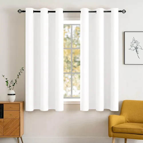 Miniatura 100 de MIULEE Cortinas opacas para dormitorio o sala de estar, juego de 2 paneles de cortina para ventana con aislamiento térmico y bloqueo de luz