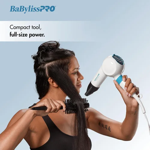 Miniatura 2 de BaBylissPRO Compact Midi Hair Dryer, 1000 watts, Great for Travel or touchups, Includes Diffuser and Concentrator