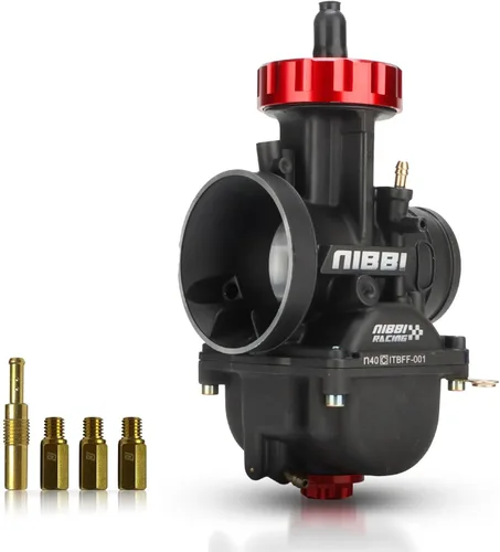 Miniatura 8 de NIBBI Carburador PWK24mm, apto para motor de motocicleta de 125cc—150cc con jets de carburador para DirtBike MiniBike Pit Bike GY6 ATV