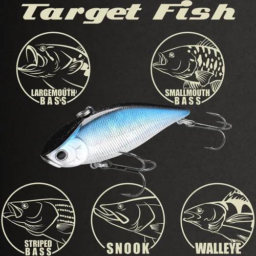 Miniatura 5 de Lucky Craft señuelo de pesca LV-500 cebo con forma de pez