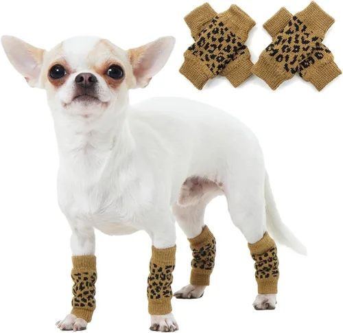 Miniatura 9 de ROZKITCH Manga de compresión para perro, 2 piezas de pierna delantera y 2 rodillas de pierna trasera, envoltura para codo de perro, protector