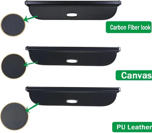 Miniatura 5 de Cubierta de carga para maletero trasero de automóvil compatible con Toyota RAV4 XA40 2013-2019 Bandeja de equipaje Escudo de seguridad con cortina