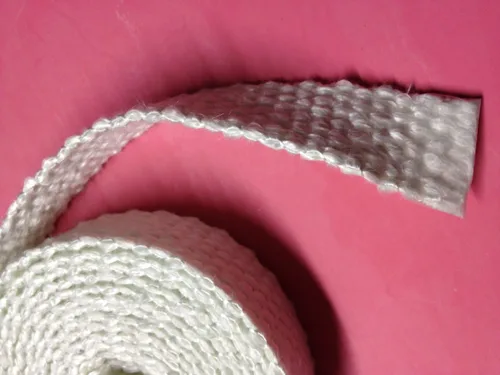 Miniatura 2 de Junta plana cuerda trenzada de fibra de vidrio de 1/8 pulgadas de grosor x 1 pulgada de ancho x 10 pies. Puerta de estufa de leña, bandeja de arco