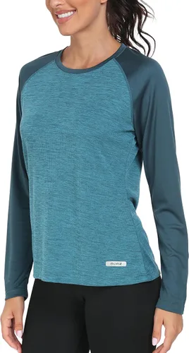 MoFiz Women's UPF 50+ Sun Protection Shirt Long Sleeve Hiking Tops Lightweight Quick Dry Fishing UV Outdoor Clothing