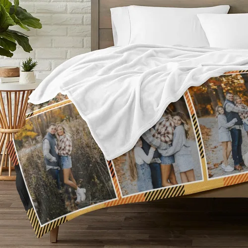 Miniatura 3 de Manta personalizada con foto, mantas de pollo personalizadas para niña, regalo de niño, manta familiar personalizada de franela polar con foto