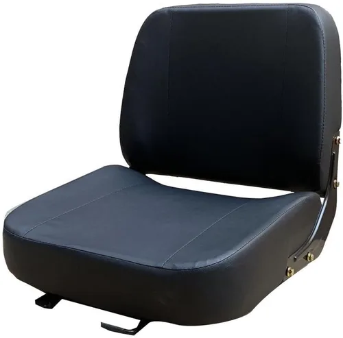 Miniatura 13 de Asiento de suspensión universal para tractor, asiento de carretilla elevadora ajustable de 6/5.906 in con pista deslizante, reposabrazos