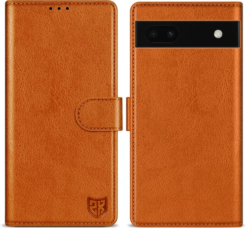 Miniatura 15 de ZZXX Funda tipo cartera para Google Pixel 6a con bloqueo RFID, ranura para tarjetas, función atril, cierre magnético, funda protectora de cuero