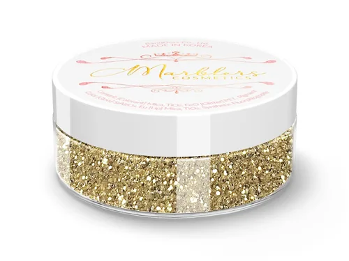 Miniatura 53 de MARBLERS Brillantina de forma gruesa de grado cosmético [estrella] 0.11 onzas (0.11 oz) Escamas No tóxica Vegana Libre de crueldad animal
