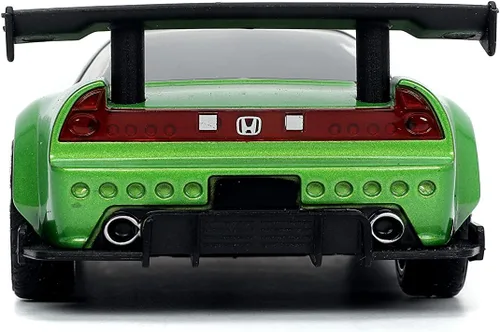 Miniatura 4 de Jada Toys Power Rangers 1:32 2002 Honda NSX Type-R Japan Spec - Auto fundido a presión con figura de Ranger verde de 1.65 pulgadas, juguetes