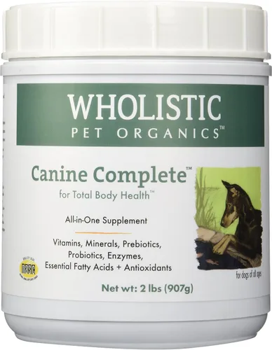 Miniatura 4 de Wholistic Pet Organics Canine Complete - Polvo multivitamínico para perros, 2 libras, vitaminas diarias para perros y suplementos para alimentos