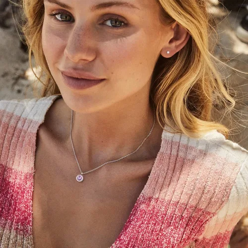 Miniatura 2 de ChainsProMax Collar de piedra natal de 12 meses para mujer, cadena de acero inoxidable ajustable, regalos, caja de regalo