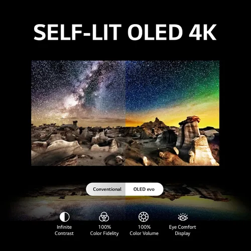 Miniatura 5 de LG C3 Series televisor inteligente 4K de 55 pulgadas OLED evo con procesador Smart de pantalla plana para juegos con control remoto mágico