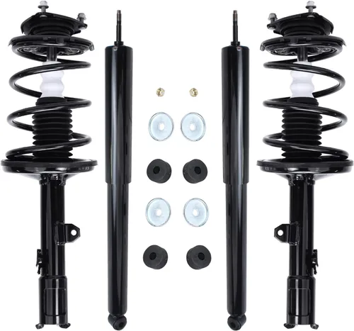Miniatura 87 de Detroit Axle - Kit de amortiguadores de 4 puntales para Ford Escape 14-19, 2 puntales delanteros con resorte helicoidal 2 amortiguadores traseros