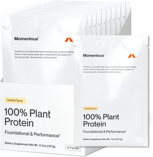 Miniatura 14 de Momentous - Proteína vegana en polvo - 20 g de proteína a base de plantas - Certificada NSF para el deporte - Sin gluten - Sin transgénicos - 22