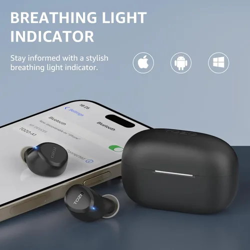 Miniatura 8 de TOZO Auriculares NC9 con auriculares inalámbricos A1