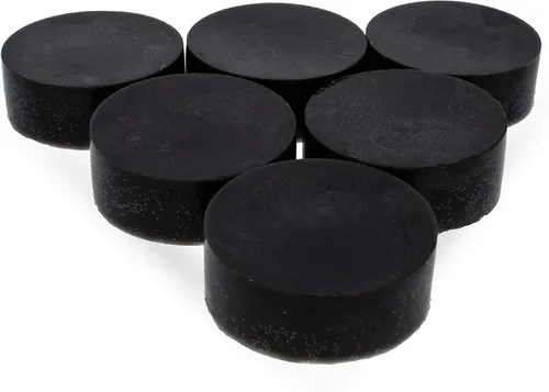 Miniatura 2 de Juego de 6 ceras de abeja circulares negras filtradas triples 4.8 oz