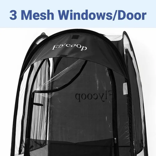 Miniatura 3 de Sports Tent Pop Up Shelter: Flycoop 37" L x 37" W x 63" H Weather Sports Pod for 1 Person Shelter in Winter Portable Camping Tents Outdoor Cold