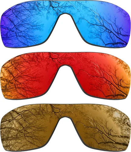 Miniatura 11 de ToughAsNails 3 pares de lentes de repuesto polarizadas para Oakley Oil Rig Pack-BS25