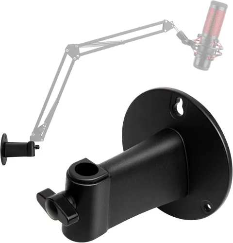 Miniatura 12 de Pantalla antiviento de micrófono Filtro Pop Compatible con HyperX QuadCast - Cubierta de espuma para micrófono con pantalla antiviento peluda