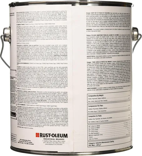 Miniatura 2 de RUST-OLEUM 245477 VOC 7400 Naranja de seguridad