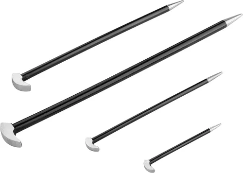 Miniatura 7 de MAXPOWER Juego de 3 barras de palanca de cabeza rodante de 6 pulgadas, 12 pulgadas, 16 pulgadas