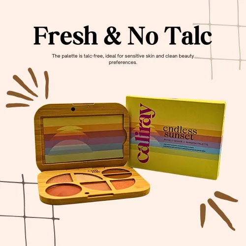 Miniatura 3 de caliray Paleta sin talco para rostro y sombra de ojos Endless Sunset