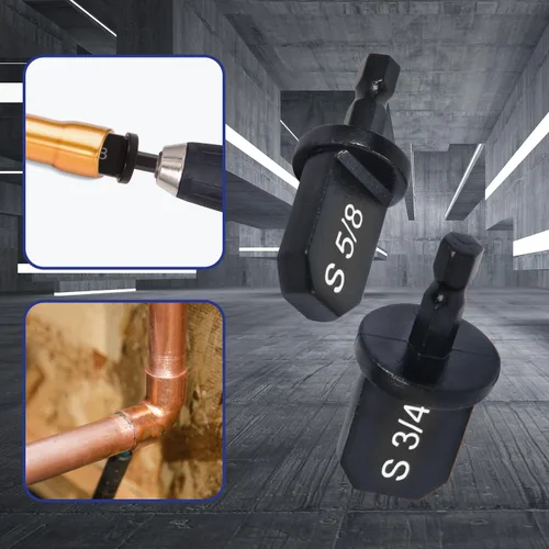 Miniatura 6 de Juego de reparación HVAC, expansor de tubo de cobre para aire acondicionado, herramienta hexagonal de estampación manual, tubo de cobre suave