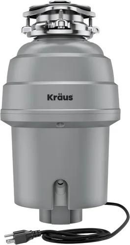 Miniatura 16 de KRAUS WasteGuard KWD100-100MBL - Triturador de basura ultra silencioso de 1 HP con conexión rápida, cubierta de drenaje para fregadero de cocina