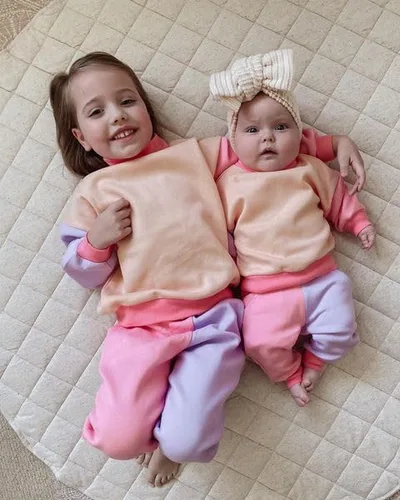 Miniatura 2 de Fernvia Ropa para bebé niña de 3, 6, 9, 12, 18 y 24 meses, conjuntos de sudadera de manga larga + pantalones