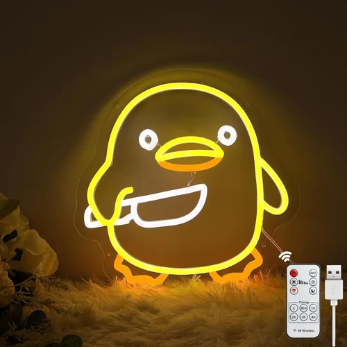Miniatura 11 de Axolotl - Letrero de neón para regalos de niños y niñas, letrero LED de ajolote azul hielo alimentado por USB, letrero de luz nocturna regulable