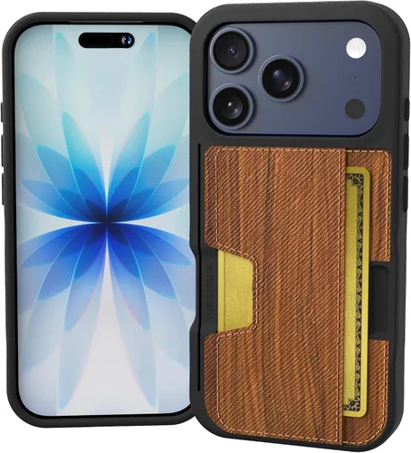 Miniatura 17 de Smartish Funda tipo cartera para iPhone 13 Pro – Wallet Slayer Vol. 2 [delgada + protectora] tarjetero con función atril - Black Tie Affair