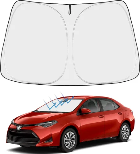 Miniatura 77 de Proadsy Parasol para parabrisas actualizado 2025, ajuste personalizado Dodge RAM 1500 2Dr 2019-2024 2025, 4 capas, plegable, protector de parasol