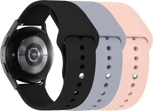 Miniatura 10 de Paquete de 3 correas para Samsung Galaxy Watch 6/6 Classic Band 1.575 in 1.732 in 1.693 in 1.850 in, Galaxy Watch 5/5 Pro/Galaxy Watch 4, correa