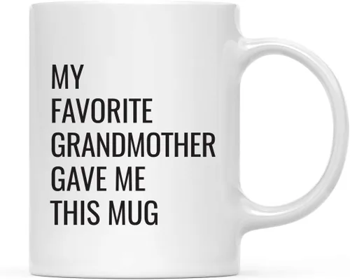 Miniatura 36 de Andaz Press Taza de café divertida de 11 onzas, regalo de broma, My Favorite Aunt Gave Me This Cup, 1 paquete, sobrino sobrino, cumpleaños, Navidad