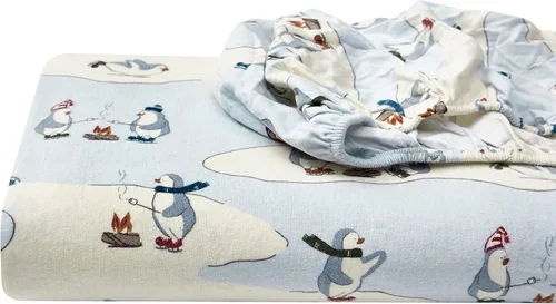 Miniatura 5 de Eddie Bauer - Sábanas de franela tamaño Queen, algodón resistente a las bolitas y arrugas, juego de sábanas con fundas de almohada y sábana ajustada