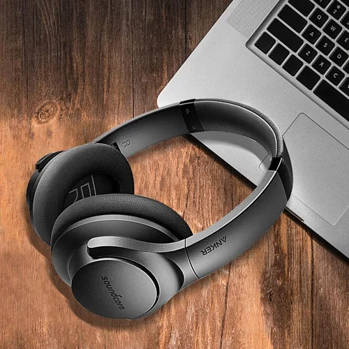 Miniatura 6 de GVOEARS Almohadillas de repuesto para auriculares Anker Soundcore Life Q20, almohadillas con piel proteica más suave, espuma de aislamiento de Negro