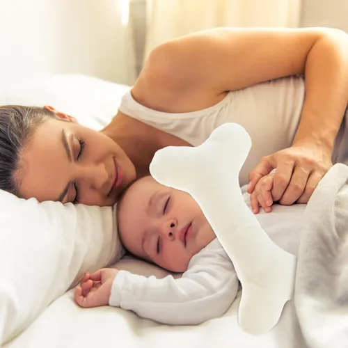 Miniatura 7 de ibasenice 2 almohadas de hueso para decoración del hogar, almohadas para el cuello para almohada cervical de felpa creativa, diseño de hueso, cojín