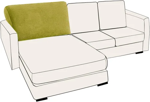 Miniatura 35 de UNBBRRL Fundas de cojín de asiento para sofá, elásticas, funda de cojín individual para sofá, fundas de cojín para sofá, fundas de héroe protegen