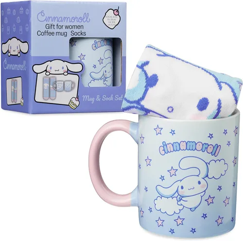 Miniatura 7 de Get Trend Juego de tazas de café y calcetines de Harry Potter, taza de cerámica de 11.5 onzas con calcetines altos, bonitos regalos para mujeres