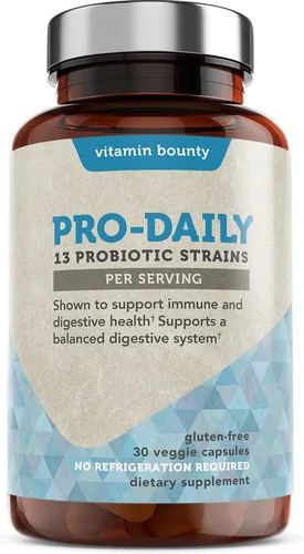 Miniatura 4 de Cápsulas Vitamin Bounty, probióticos diarios, 13 cepas de probióticos de liberación tardía