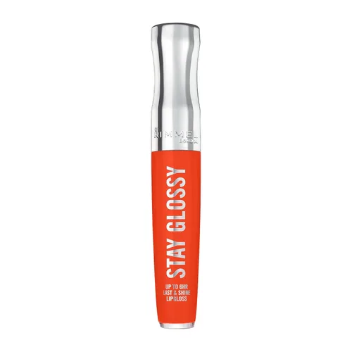 Miniatura 17 de Rimmel Stay Glossy Brillo de labios - Fórmula ligera y no pegajosa para color y brillo de labios - 130 Blushing Belgraves,.18oz Belgraves sonrojados