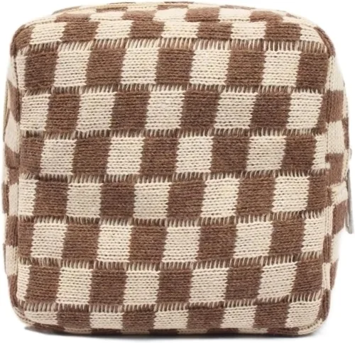 Miniatura 16 de 2 mini bolsas de maquillaje, pequeñas bolsas de maquillaje para bolso, bolsa de cosméticos con bolsillos deslizantes, pequeña bolsa de aseo de viaje
