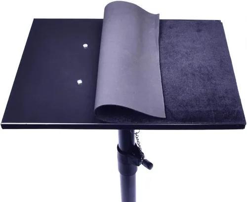 Miniatura 3 de SUMAG Trípode de metal negro mesa mágica Trucos mágicos Mesa de mago Escenario Cerca de la calle Accesorios Altura ajustable Fácil de llevar