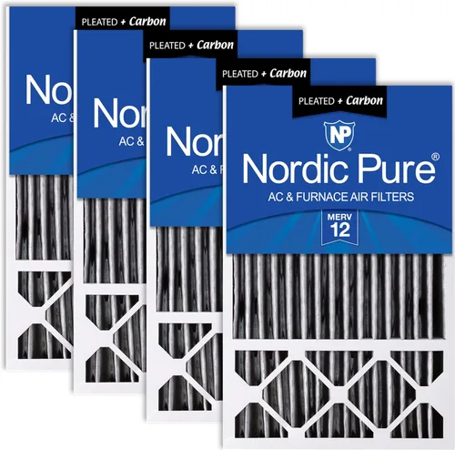 Miniatura 33 de Nordic Pure 16x25x5 (15_3/4 x 24_3/4 x 4_3/8) Filtros de aire de repuesto MERV 12 para Honeywell/Lennox, paquete de 2