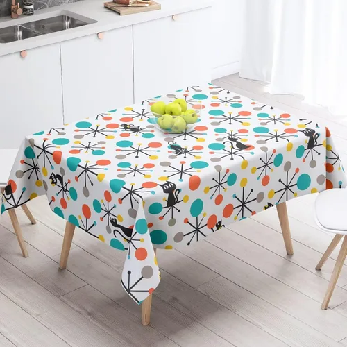 Miniatura 31 de Mantel azteca suroeste, diseño étnico tribal geométrico, estilo vintage, bohemio, elegante, lavable, para comedor, cocina, granja, fiesta