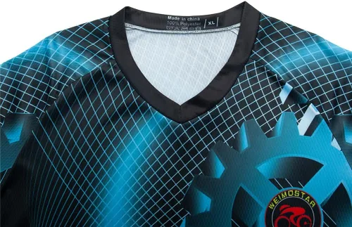 Miniatura 156 de Hotlion Camiseta de ciclismo para hombre, manga larga, MTB Motocross, ropa de carreras todoterreno
