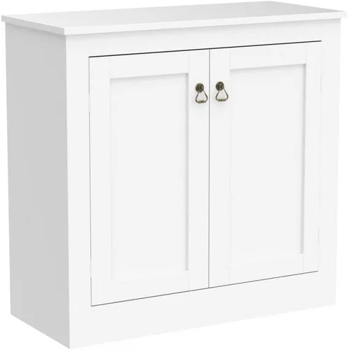 Miniatura 4 de Cozy Castle Gabinete de buffet con almacenamiento – Armario de almacenamiento de cocina, mesa consola de madera, cafetería, armarios decorativos