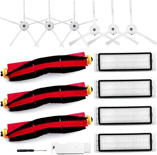 Miniatura 8 de Roborock Filtros compatibles con Roborock S6 Pure, S6, E4, S4 Max, S6 MaxV, S4, E2, E3, E5, E20 E25 E35 S50 S65 Xiaomi Mijia Robot Aspirador, 8
