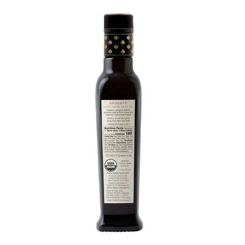 Miniatura 2 de Entimio Ardente Aceite de Oliva Virgen Extra Italiano Orgánico de Italia, Más de 600 mg/kg Alto en Polifenoles, Ganador de Oro 2025, Aceite de Oliva