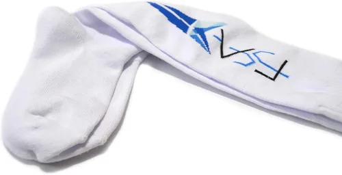Miniatura 7 de LEONARK Calcetines de esgrima para espada, sable y papel de aluminio, medias protectoras de algodón para esgrima unisex para niños y adultos Clásico